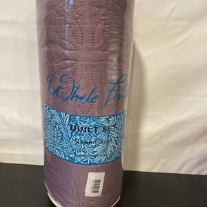 Whale Flotilla Quilt Set Queen‎ Size, Soft Microfiber, Purple,
